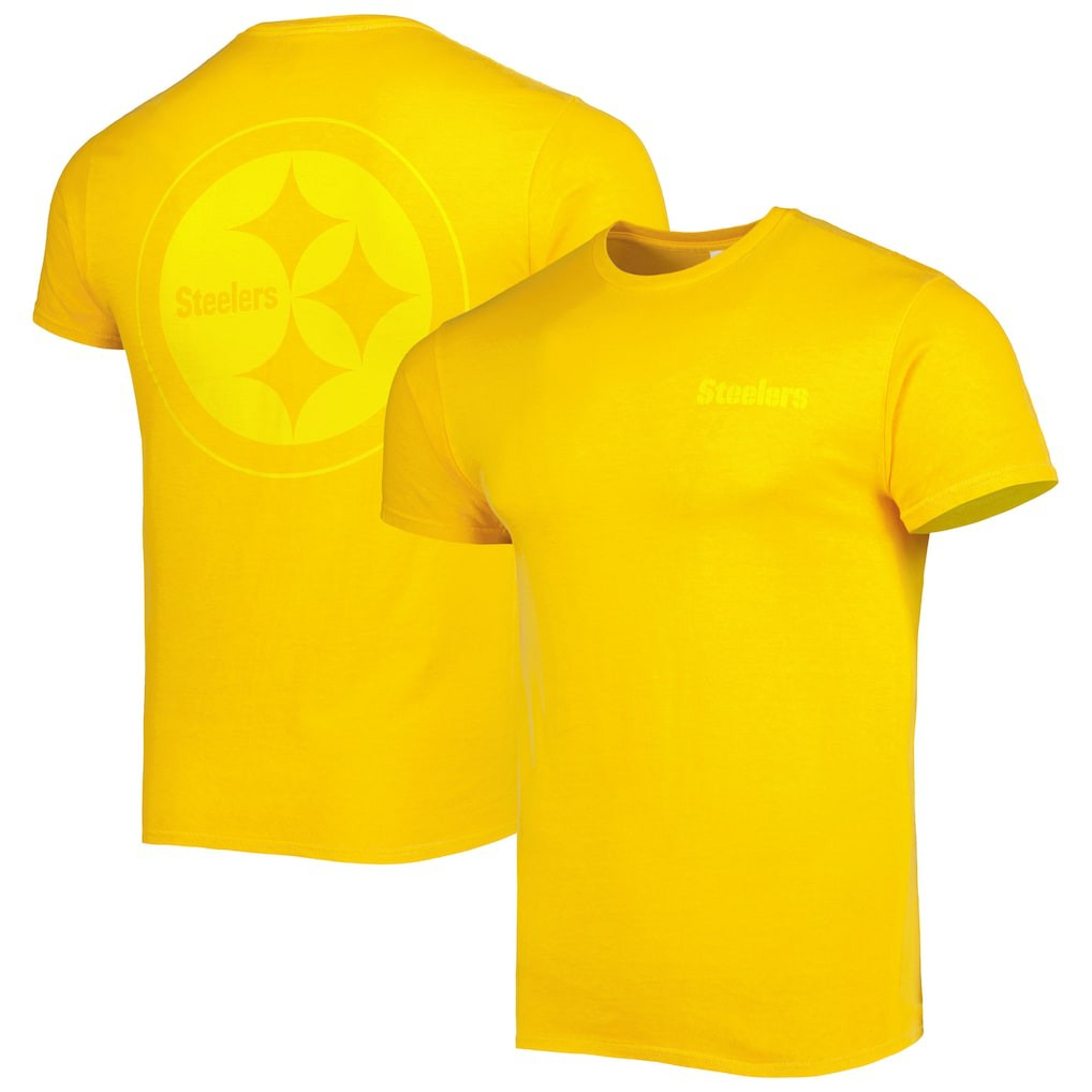 47 brand Pittsburgh Steelers '47 Fast Track Tonal Highlight T-Shirt Gold