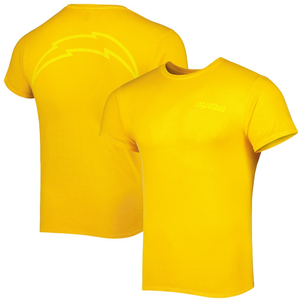 47 brand Los Angeles Chargers '47 Fast Track Tonal Highlight T-Shirt Gold