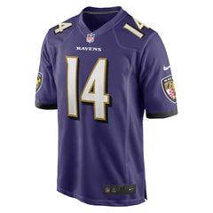 Nike Kyle Hamilton Baltimore Ravens Player Game Jersey Purple