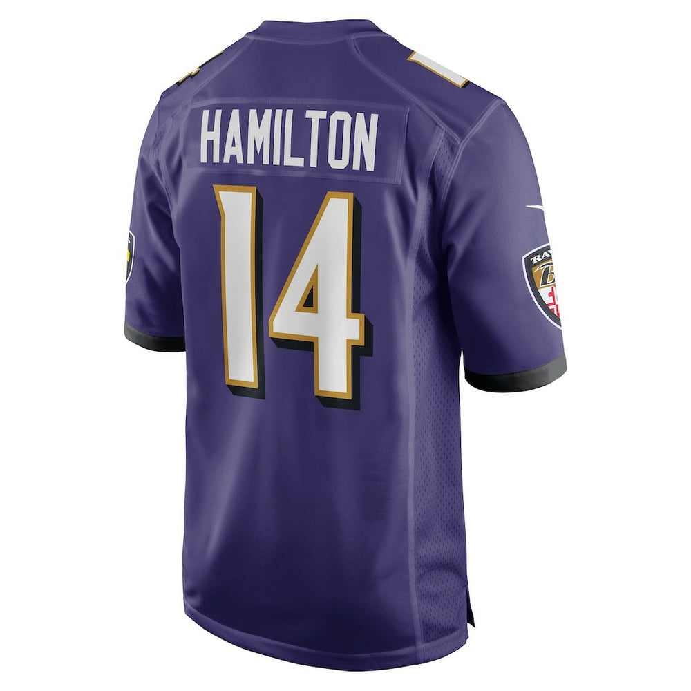 Nike Kyle Hamilton Baltimore Ravens Player Game Jersey Purple