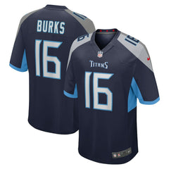 Nike Treylon Burks Tennessee Titans Player Game Jersey Navy