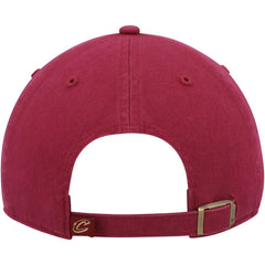 Cleveland Cavaliers '47 Core Logo Clean Up Adjustable Hat for sale Wine | 47 brand Near Me