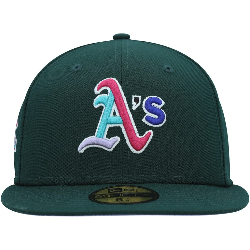 Athletics New Era 1989 World Series Polar Lights 59FIFTY Fitted Hat - Green - New Era on Sale