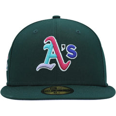 Athletics New Era 1989 World Series Polar Lights 59FIFTY Fitted Hat - Green - New Era on Sale