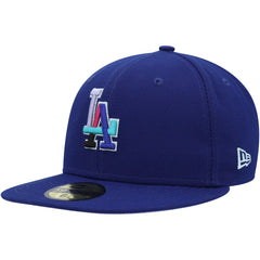 Los Angeles Dodgers New Era 1988 World Series Polar Lights 59FIFTY Fitted Hat - Royal - New Era Discount
