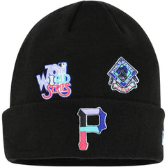 Pittsburgh Pirates New Era Polar Lights Cuffed Knit Hat - Black - New Era Lifestyle