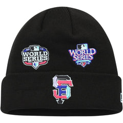 San Francisco Giants New Era Polar Lights Cuffed Knit Hat - Black - New Era Lifestyle