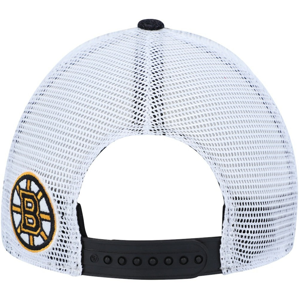 Boston Bruins '47 Women's Encore MVP Trucker Snapback Hat - Black/White - NHL 4871767
