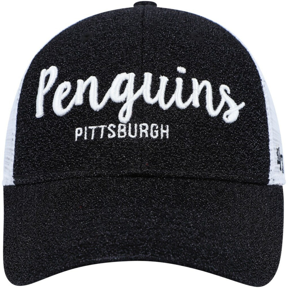Pittsburgh Penguins '47 Women's Encore MVP Trucker Snapback Hat - Black/White - NHL 4871771