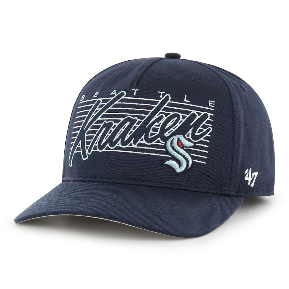 Seattle Kraken '47 Marquee Hitch Snapback Hat - Deep Sea Blue - NHL 4871868