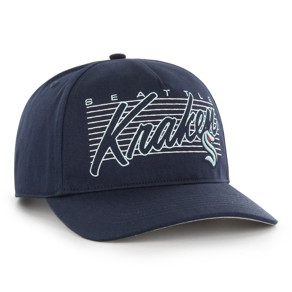 Seattle Kraken '47 Marquee Hitch Snapback Hat - Deep Sea Blue - NHL 4871868