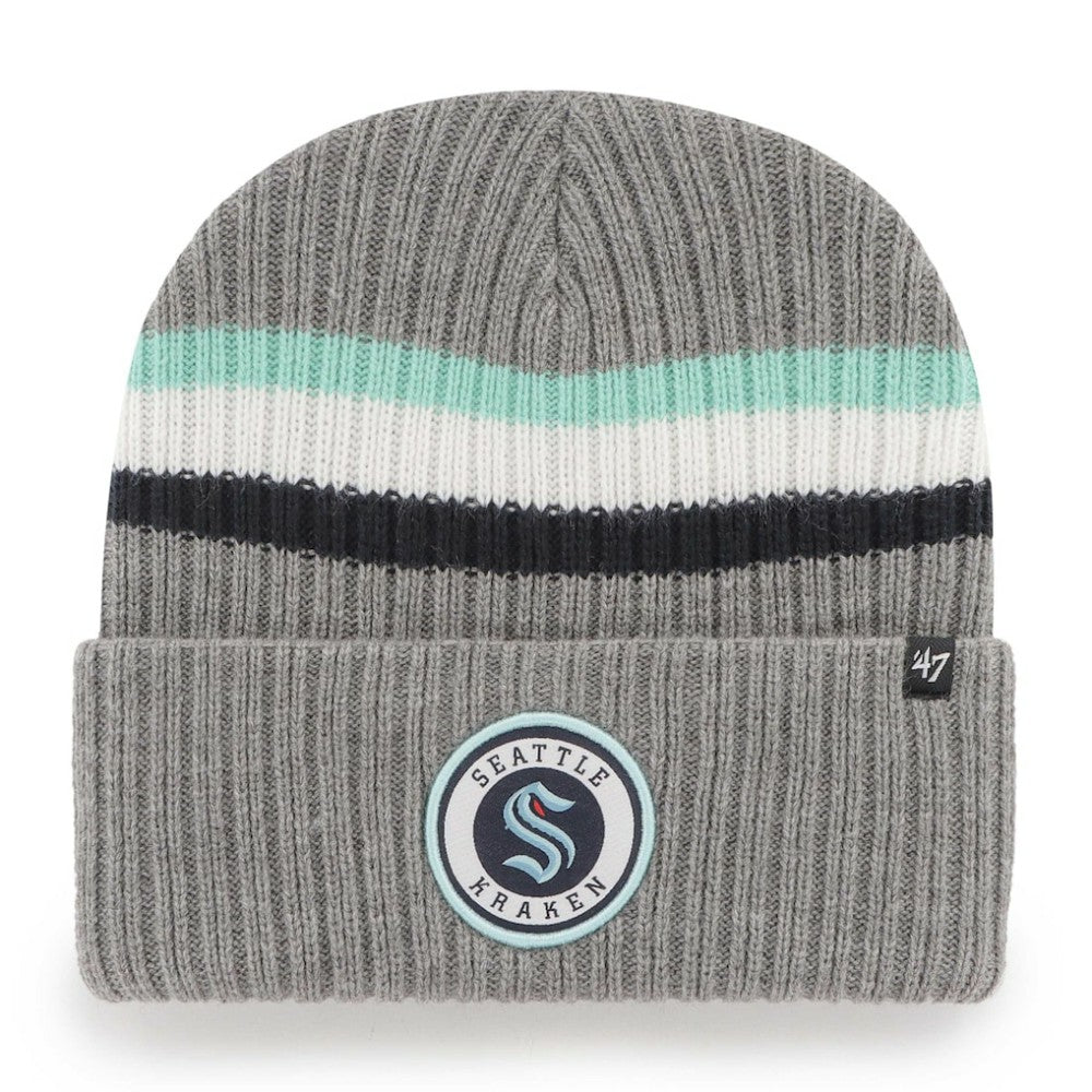 Seattle Kraken '47 Highline Cuffed Knit Hat - Charcoal - NHL 4871912