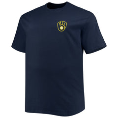 Milwaukee Brewers Big & Tall Father's Day #1 Dad T-Shirt - Navy - MLB Online