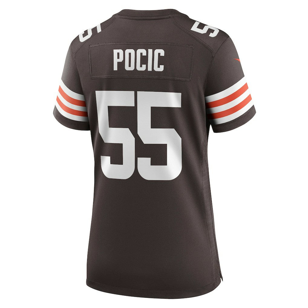 Nike Ethan Pocic Cleveland Browns Women's Game Jersey Brown