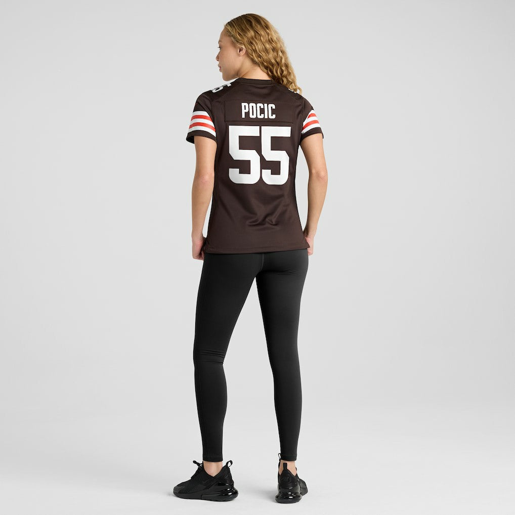 Nike Ethan Pocic Cleveland Browns Women's Game Jersey Brown