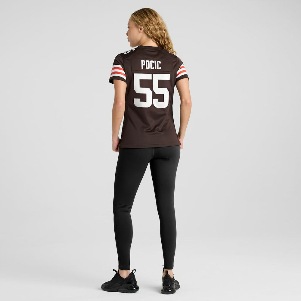 Nike Ethan Pocic Cleveland Browns Women's Game Jersey Brown
