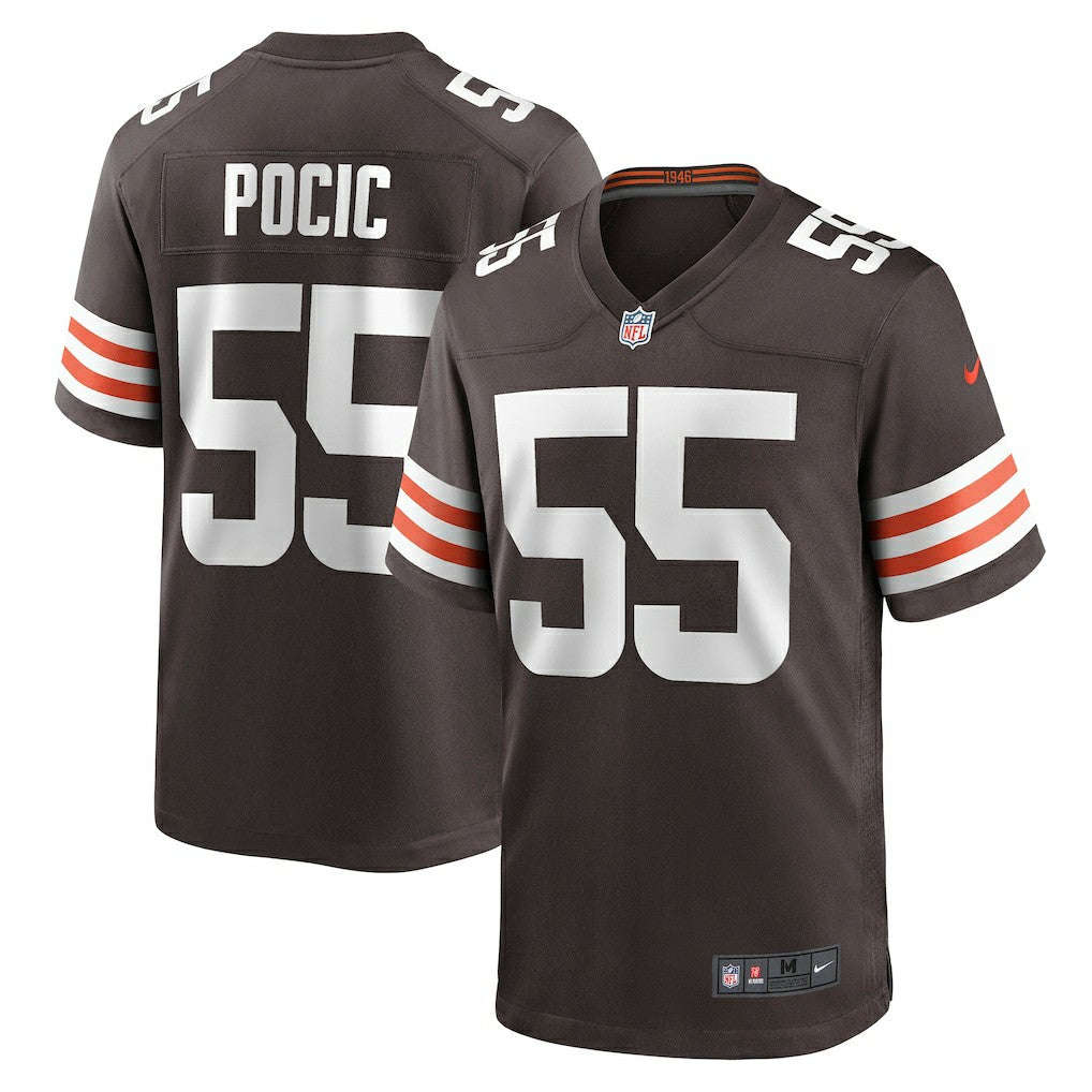 Nike Ethan Pocic Cleveland Browns Game Jersey Brown