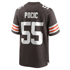 Nike Ethan Pocic Cleveland Browns Game Jersey Brown