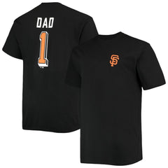 San Francisco Giants Big & Tall Father's Day #1 Dad T-Shirt - Black - MLB Sale