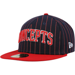 Boston Red Sox New Era Concepts Pinstripe 59FIFTY Fitted Hat - Navy - New Era on Sale