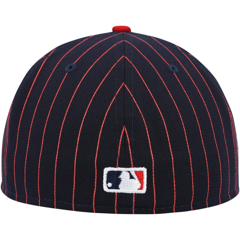 Boston Red Sox New Era Concepts Pinstripe 59FIFTY Fitted Hat - Navy - New Era on Sale