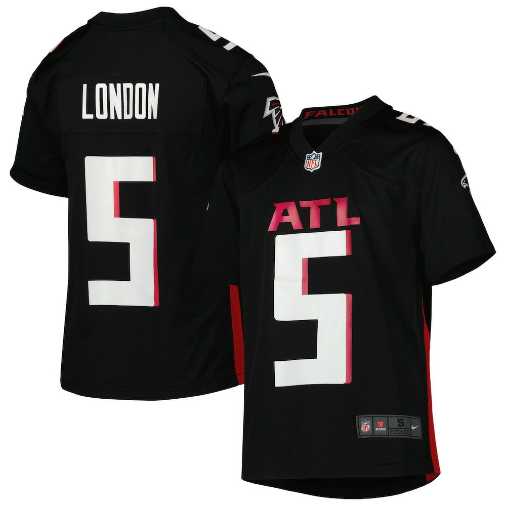 Nike Drake London Atlanta Falcons Youth Game Jersey Black
