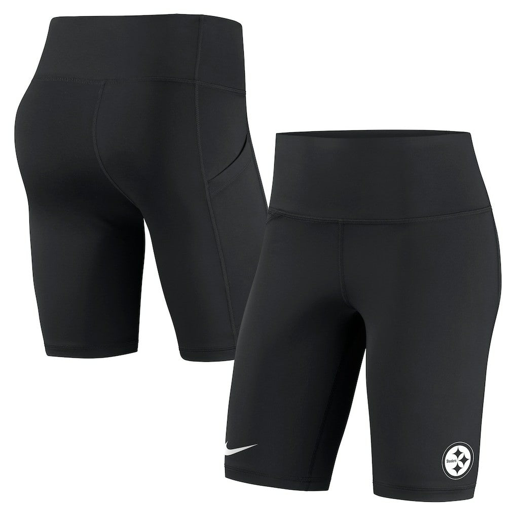 Nike Pittsburgh Steelers Women's Biker Shorts Black