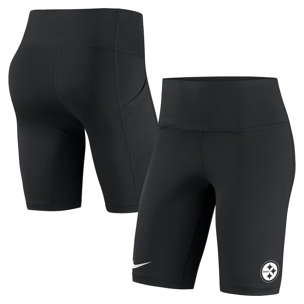 Nike Pittsburgh Steelers Women's Biker Shorts Black