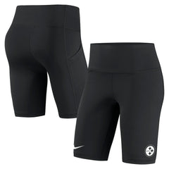 Nike Pittsburgh Steelers Women's Biker Shorts Black