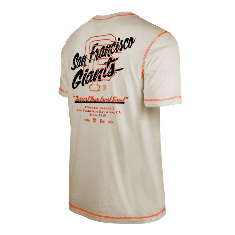 San Francisco Giants New Era Team Split T-Shirt - White - New Era Lifestyle