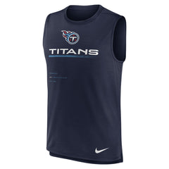 Nike Tennessee Titans Muscle Trainer Tank Top Navy