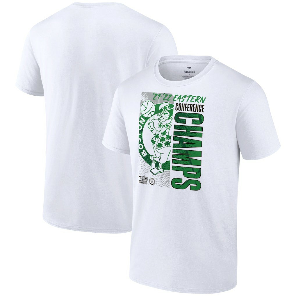 Boston Celtics 2022 Eastern Conference Champions Locker Room T-Shirt White | Fanatics