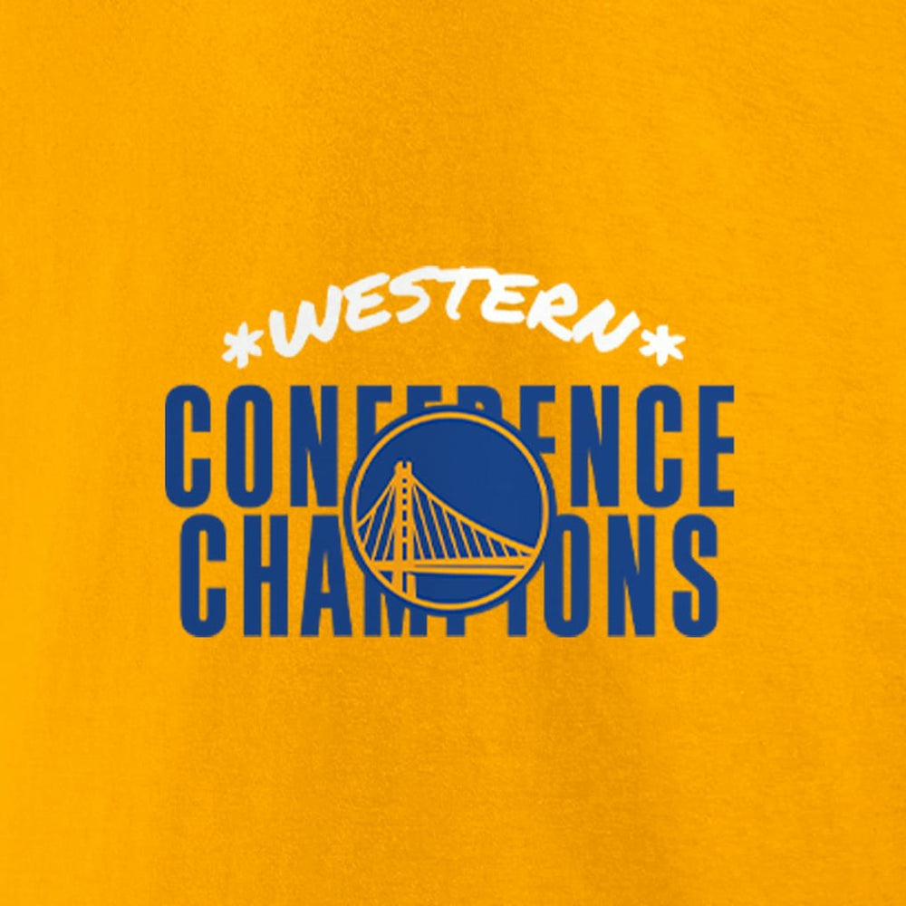 Golden State Warriors Women's 2022 Western Conference Champions Balanced Attack Roster V-Neck T-Shirt for sale Gold | Fanatics Near Me