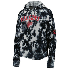 Atlanta Falcons New Era Women's Cloud Dye Fleece Pullover Hoodie Black