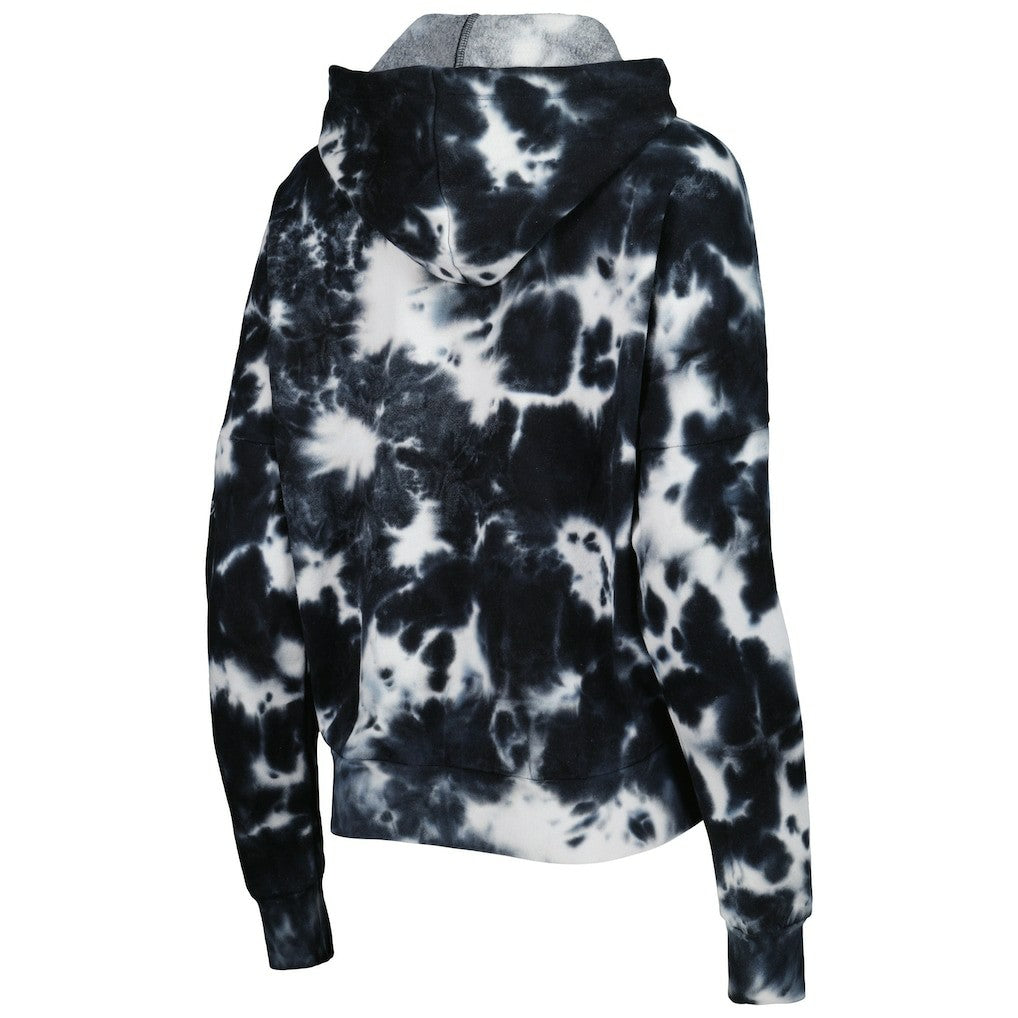 Las Vegas Raiders New Era Women's Cloud Dye Fleece Pullover Hoodie Black