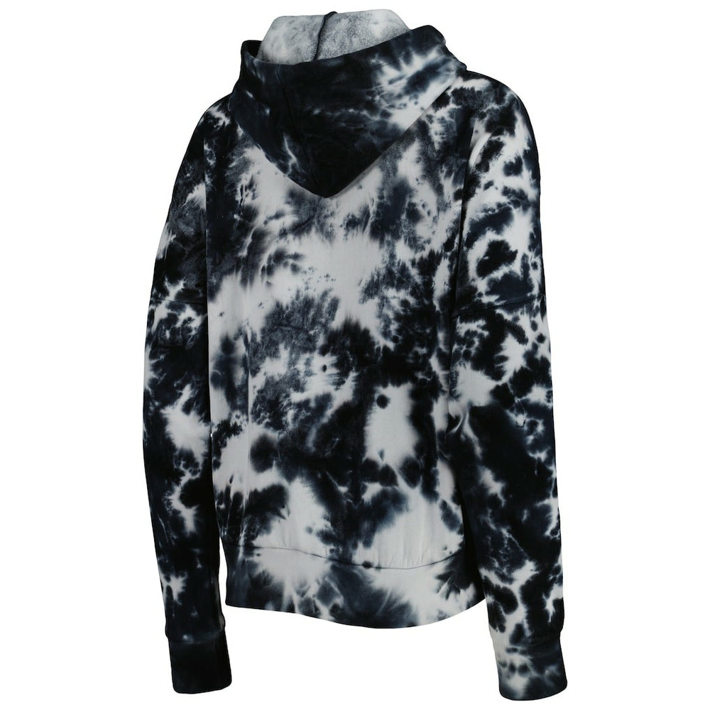 New Orleans Saints New Era Women's Cloud Dye Fleece Pullover Hoodie Black