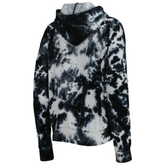 New Orleans Saints New Era Women's Cloud Dye Fleece Pullover Hoodie Black