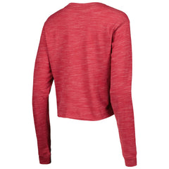 Arizona Cardinals New Era Women's Crop Long Sleeve T-Shirt Cardinal
