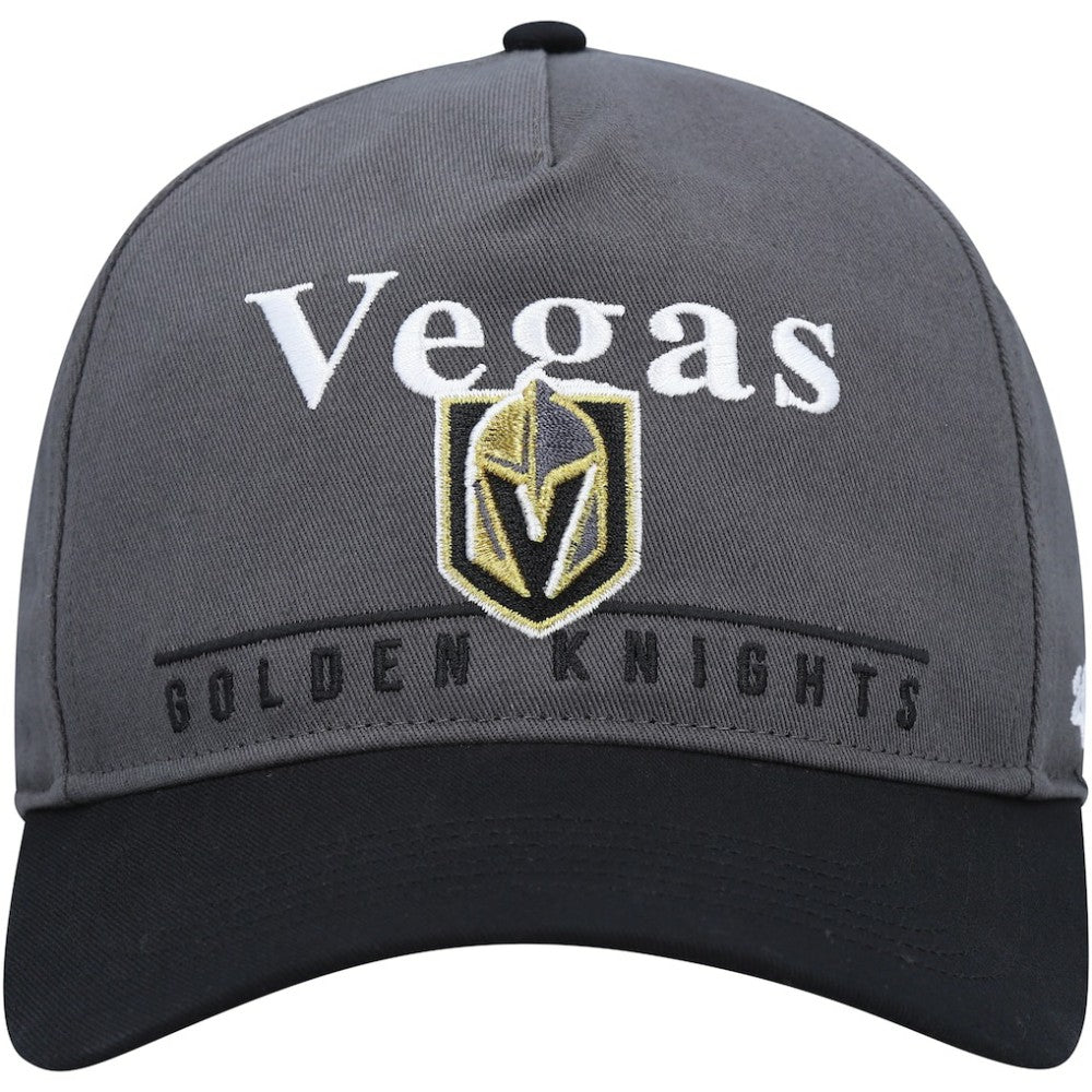Vegas Golden Knights '47 Super Hitch Adjustable Snapback Hat - Charcoal/Black - NHL 4883516