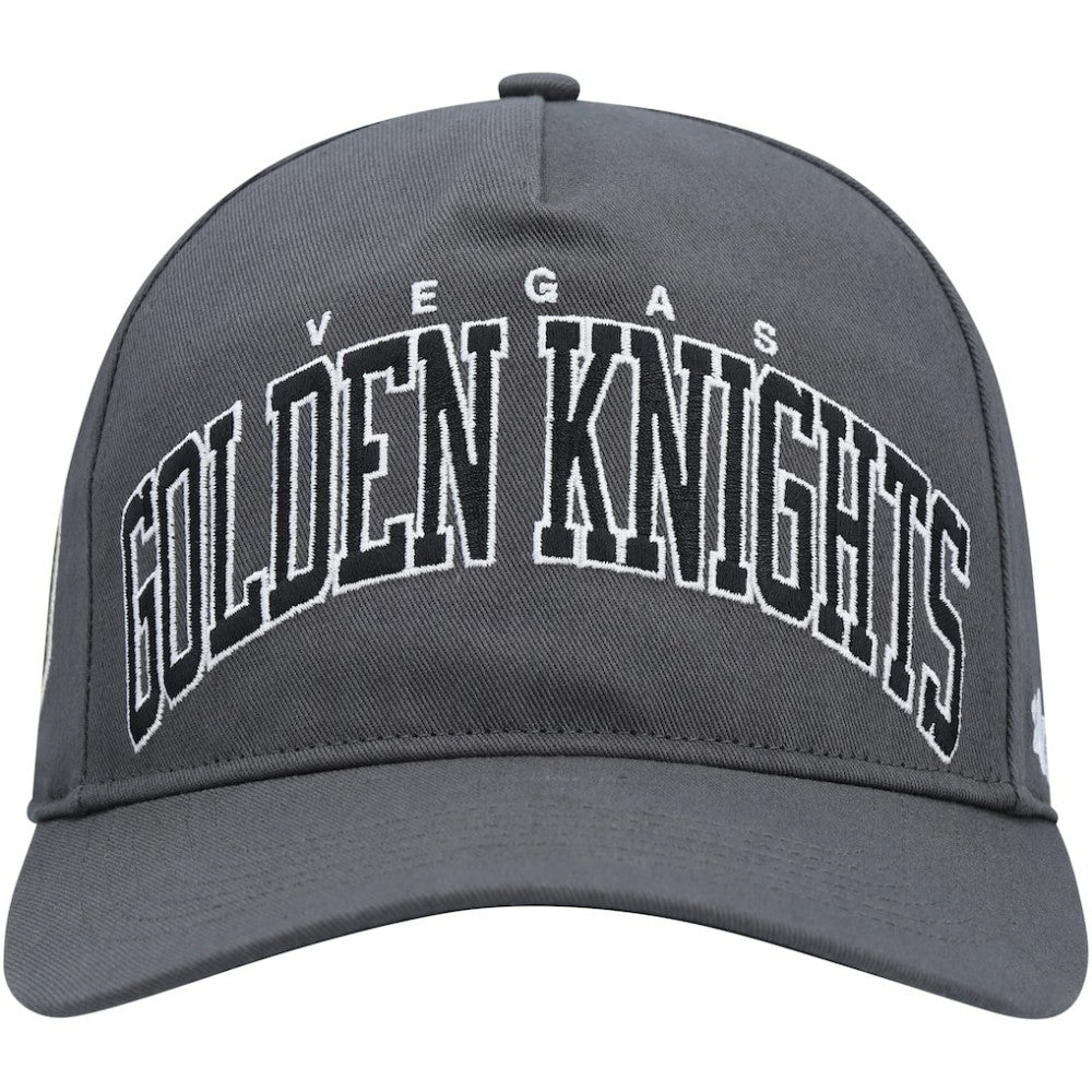 Vegas Golden Knights '47 Block Arch Hitch Snapback Hat - Charcoal - NHL 4883550