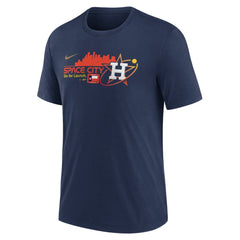 Houston Astros Nike City Connect Tri-Blend T-Shirt - Navy - Nike Discount