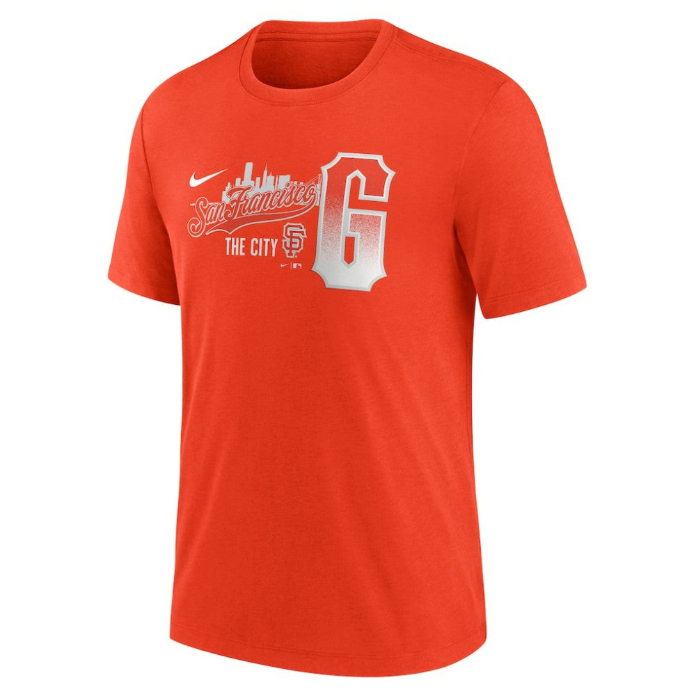 San Francisco Giants Nike City Connect Tri-Blend T-Shirt - Orange - Nike on Sale