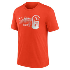 San Francisco Giants Nike City Connect Tri-Blend T-Shirt - Orange - Nike on Sale
