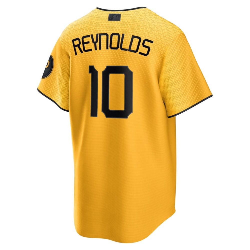 Bryan Reynolds Pittsburgh Pirates Nike City Connect Replica Player Jersey - Gold - Nike on Sale