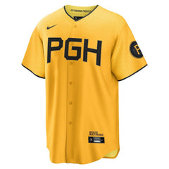 Willie Stargell Pittsburgh Pirates Nike City Connect Replica Player Jersey - Gold - Nike Sale