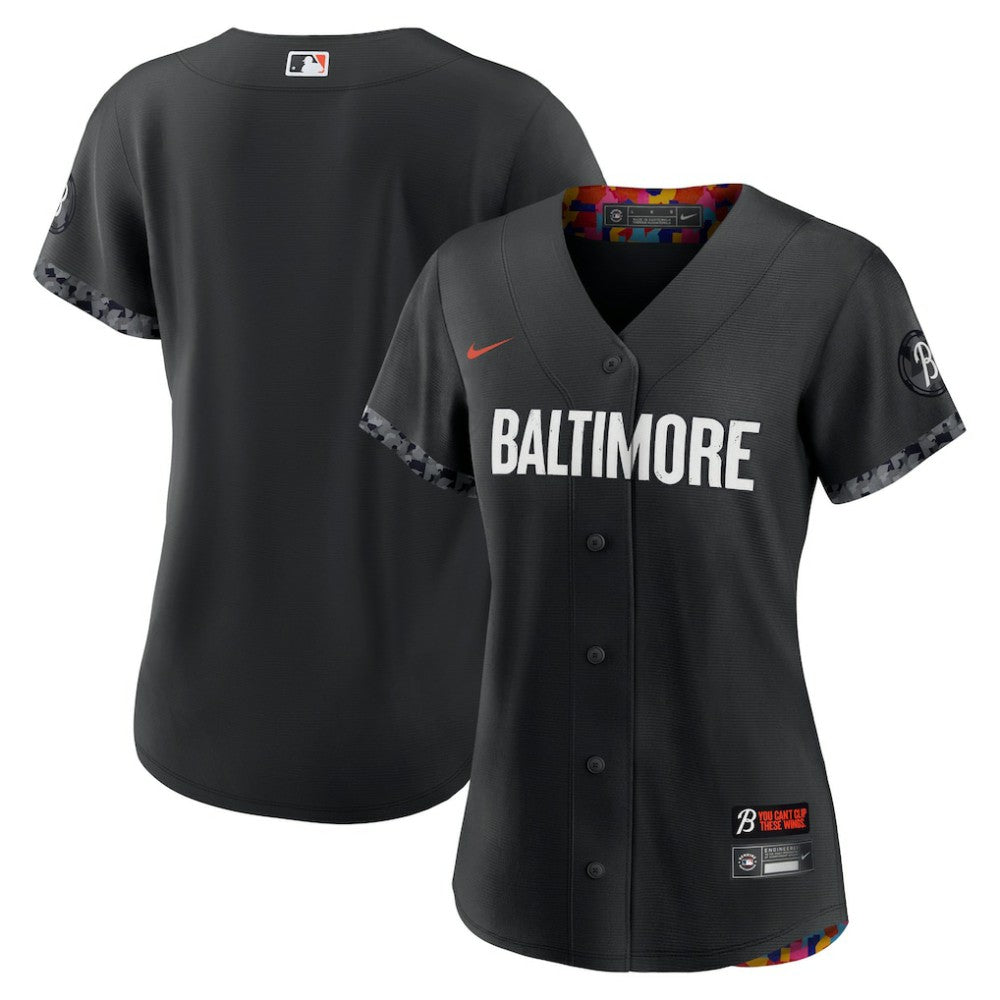 Baltimore Orioles Nike Women's City Connect Replica Jersey - Black - Nike Sale