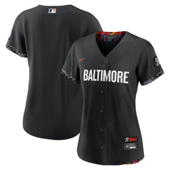 Baltimore Orioles Nike Women's City Connect Replica Jersey - Black - Nike Sale