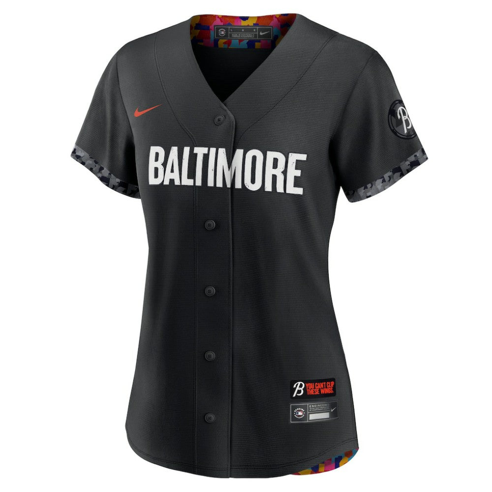 Baltimore Orioles Nike Women's City Connect Replica Jersey - Black - Nike Sale