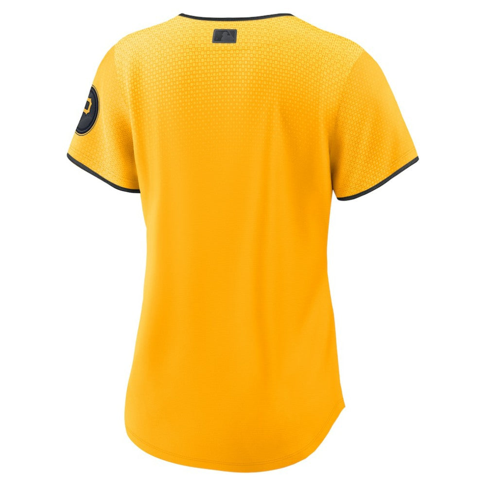 Pittsburgh Pirates Nike Women's City Connect Replica Jersey - Gold - Nike Discount