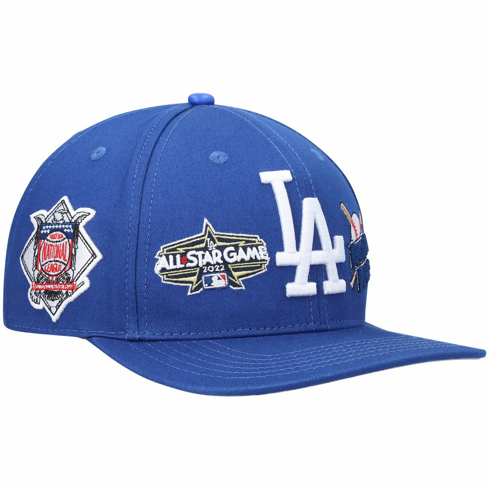 Los Angeles Dodgers Pro Standard All-Star Multi Hit Wool Snapback Hat - Royal - MLB Lifestyle
